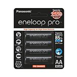 Panasonic Eneloop Pro AA Rechargeable NiMH Battery (2550mAh, 4-Pack)