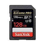 SanDisk 128GB Extreme PRO UHS-I SDXC Memory Card / 170 MB/s
