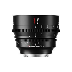 7artisans 50mm T2.0 Cine Lens for Canon RF / Full Frame / Black