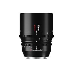 7artisans 85mm T2.0 Cine Lens for L Mount / Full Frame / Black