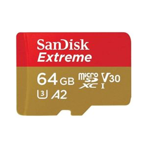 SanDisk 64GB Extreme MicroSDXC U3 V30 A2 Memory Card / 170 MB/s