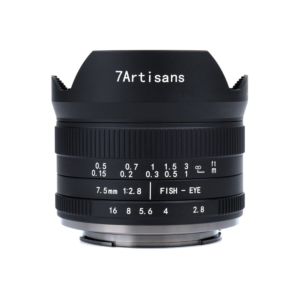 7artisans 7.5mm f/2.8 II Fisheye Lens for MFT
