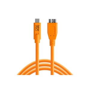 Tether Tools TetherPro USB C to 3.0 Micro B Cable / CUC3315-ORG