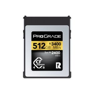 ProGrade Digital 512GB CFexpress Type B 4.0 Memory Card / Gold / 3400 MB/s