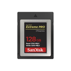 SanDisk 128GB Extreme PRO CFexpress Type-B Card / 1700 MB/s