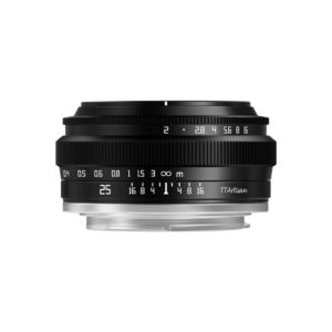 TTArtisan 25mm f/2 Lens for Fujifilm X / APS-C / Black